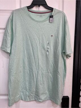 Tommy Hilfiger Men’s Light Mint Crew Neck Short Sleeve Tee